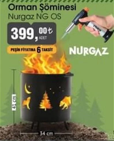 Nurgaz NG OS Orman Şöminesi image