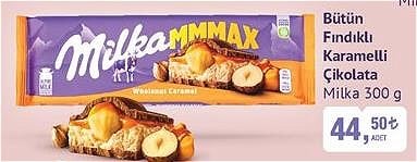 Milka Bütün Fındıklı Karamelli Çikolata 300 g image