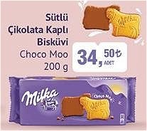 Milka Choco Moo Sütlü Çikolata Kaplı Bisküvi 200 g image