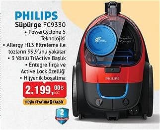 Philips PowerCyclone 5 FC9330 Süpürge image