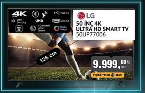 Bim LG 50UP77006 50 inç 126 cm 4K Ultra HD Smart Tv