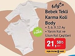 BabyCo Bebek Tekli Karma Koli Body  image