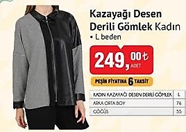 M.Botti Studio's Kazayağı Desen Derili Gömlek Kadın image