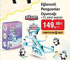 Pilsan Eğlenceli Penguenler Oyuncağı image