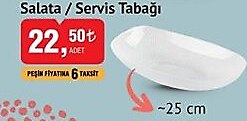 Salata / Servis Tabağı 25 cm image