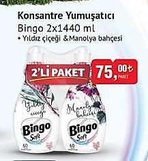 Bingo Konsantre Yumuşatıcı 2x1440 ml image