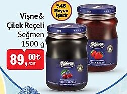 Seğmen Vişne & Çilek Reçeli 1500 g image