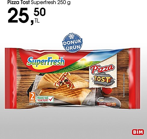 Superfresh Pizza Tost 250 g image