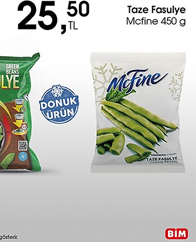 Mcfine Taze Fasulye 450 g image