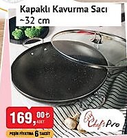 Chef's Pro Kapaklı Kavurma Sacı 32 cm image