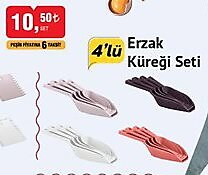 Okyanus Home Erzak Küreği Seti 4'lü image