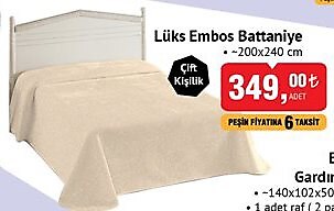 Lüks Embos Battaniye 200x240 cm image