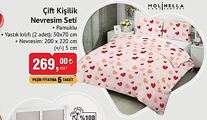 Molinella Çift Kişilik Nevresim Seti  image