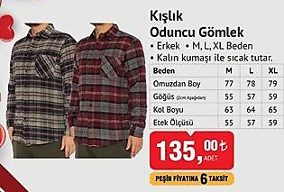 Kışlık Oduncu Gömlek Erkek image