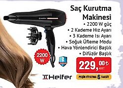 Heifer Saç Kurutma Makinesi 2200 W image