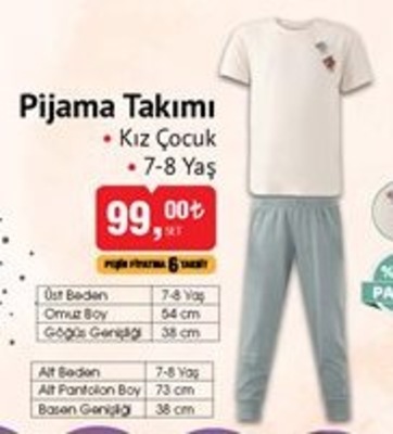 Pijama Takımı Kız Çocuk image