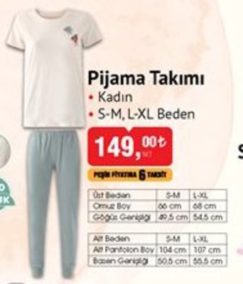 Pijama Takımı Kadın image