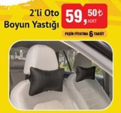 2’li Oto Boyun Yastığı  image