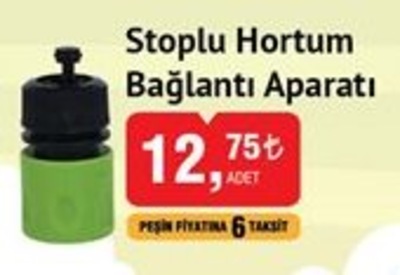 Stoplu Hortum Bağlantı Aparatı image