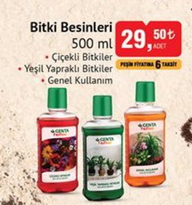 Bitki Besinleri 500 ml  image