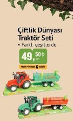 Çiftlik Dünyası Traktör Seti image