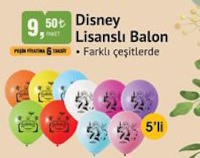 Disney Lisanslı Balon image