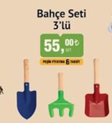 Bahçe Seti 3’lü image