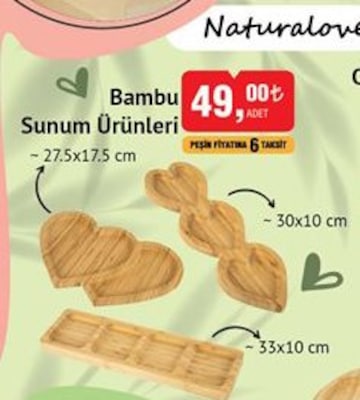 Naturalove Bambu Sunum Ürünleri image