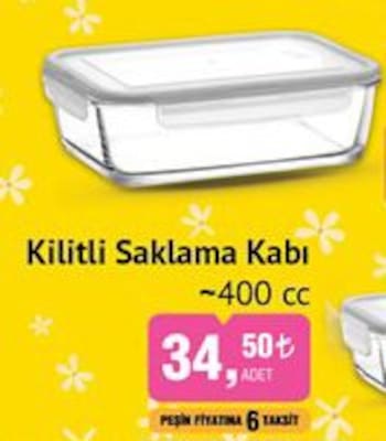Lav Kilitli Saklama Kabı 400 cc image