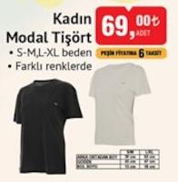 Kadın Modal Tişört image