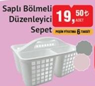 Saplı Bölmeli Düzenleyici Sepet image