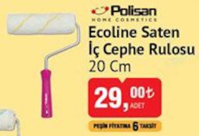 Polisan Ecoline Saten İç Cephe Rulosu 20 cm image