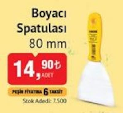 Boyacı Spatulası 80 mm image