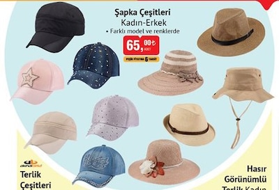 Şapka Çeşitleri Kadın-Erkek image