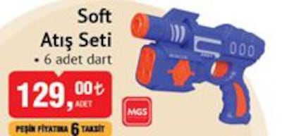 MGS Soft Atış Seti 6 Adet Dart image