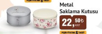 Metal Saklama Kutusu image