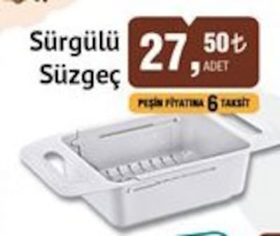Sürgülü Süzgeç image