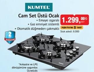 Kumtel Cam Set Üstü Ocak image