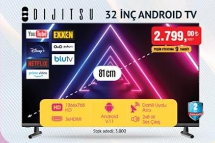 Dijitsu 32 İnç Android Tv image