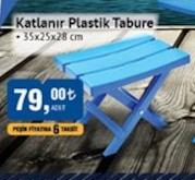 Katlanır Plastik Tabure 35x25x28 Cm image