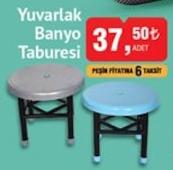 Yuvarlak Taburesi Banyo image