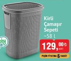 Kirli Çamaşır Sepeti -58 L image