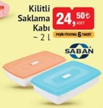 Kilitli Saklama Kabı image