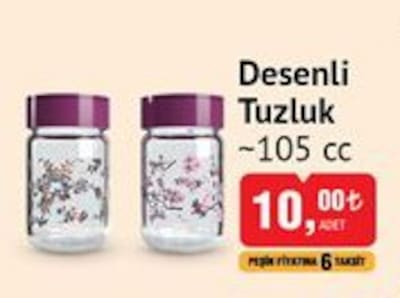 Desenli Tuzluk 105 cc image