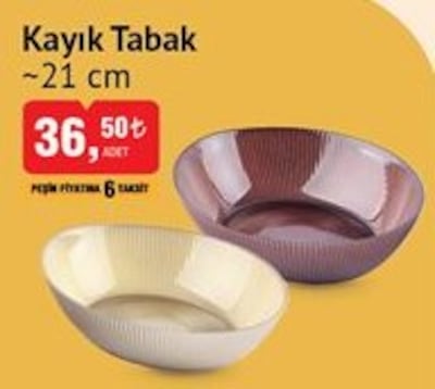 Colorina Kayık Tabak 21 cm image