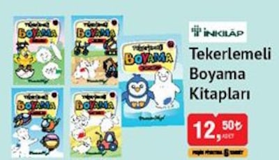 İnkılap Tekerlemeli Boyama Kitapları image