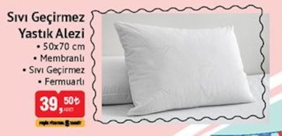 Sıvı Geçirmez Yastık Alezi 50x70 cm image