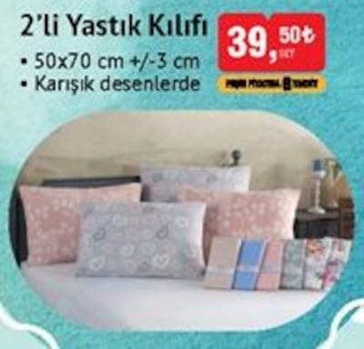 Molinella 2'li Yastık Kılıfı 50x70 cm image