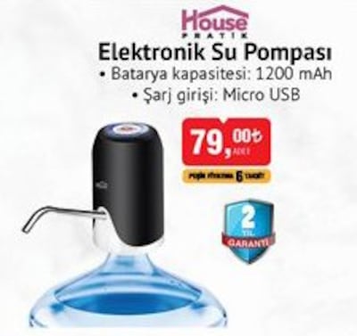House Pratik Elektronik Su Pompası image