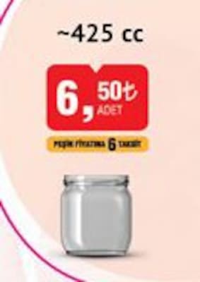 Paşabahçe Kapaksız Kavanoz 425 cc image